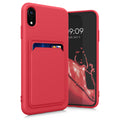kwmobile Phone Case compatible with Apple iPhone XR Case - Phone Cover with Card Slot