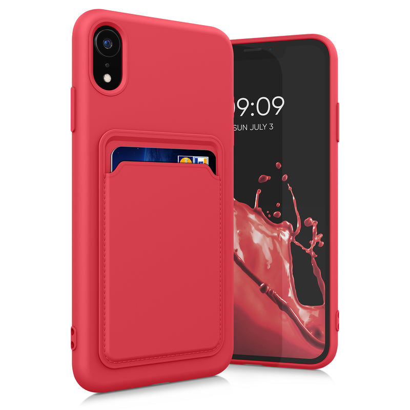 kwmobile Phone Case compatible with Apple iPhone XR Case - Phone Cover with Card Slot