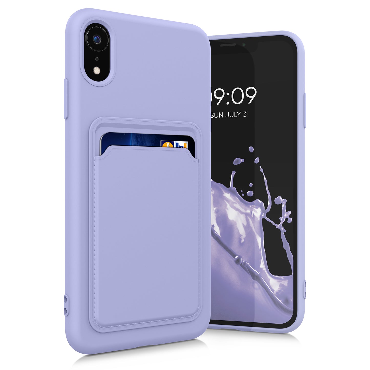 kwmobile Phone Case compatible with Apple iPhone XR Case - Phone Cover with Card Slot