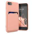 kwmobile Phone Case Compatible with Apple iPhone SE (2022) / iPhone SE (2020) / iPhone 8 / iPhone 7 Case - Phone Cover with Card Slot