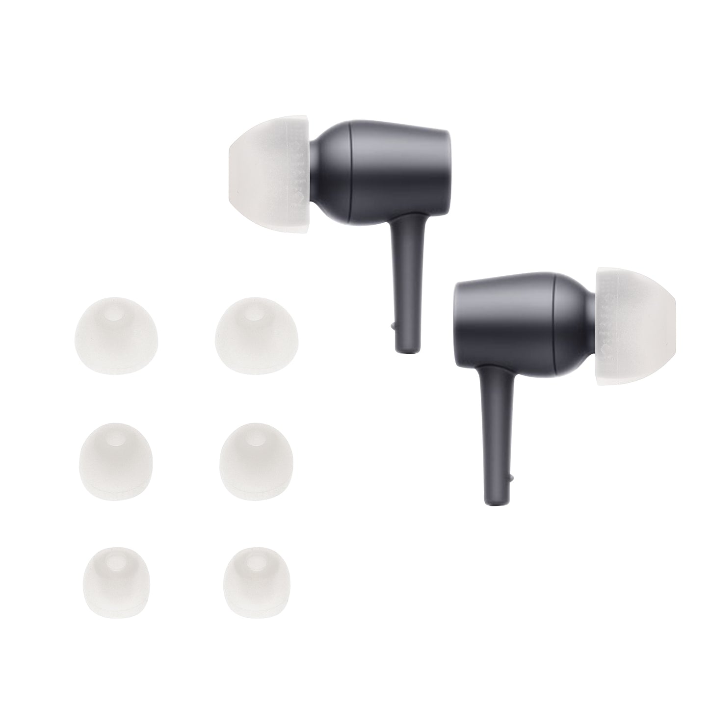kwmobile Earpads compatible with Sony MDR-EX750BT / WI-1000X / WI-H700 / WI-C200 - 3 Sizes - In-Ear Headphones Earplugs
