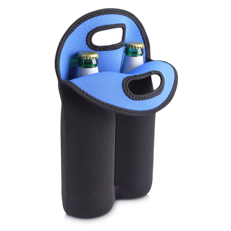 kwmobile 2-in-1 Bottle Cooler 500ml for Beer and Other Beverages Insulated Neoprene Cooler