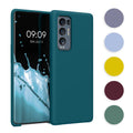 kwmobile Hülle kompatibel mit Oppo Find X3 Neo Hülle - Silikon Handy Case - Handyhülle weiche Oberfläche - kabelloses Laden - Neon Pink Neon Pink  