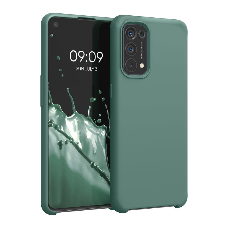 kwmobile Cell Phone Case for Oppo Find X3 Lite Case - Silicone - Wireless Charging - Protective Cover