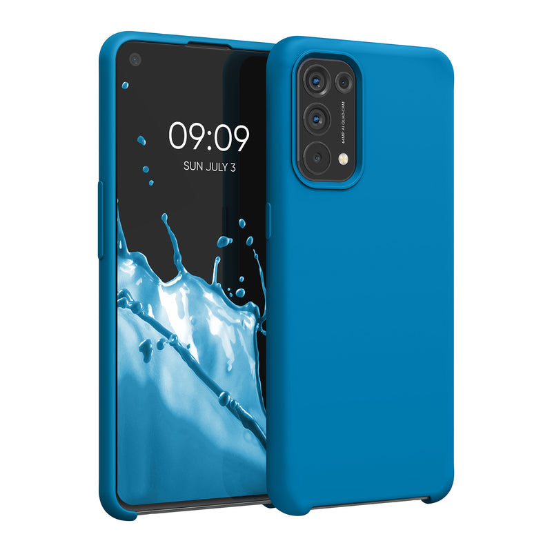 kwmobile Cell Phone Case for Oppo Find X3 Lite Case - Silicone - Wireless Charging - Protective Cover