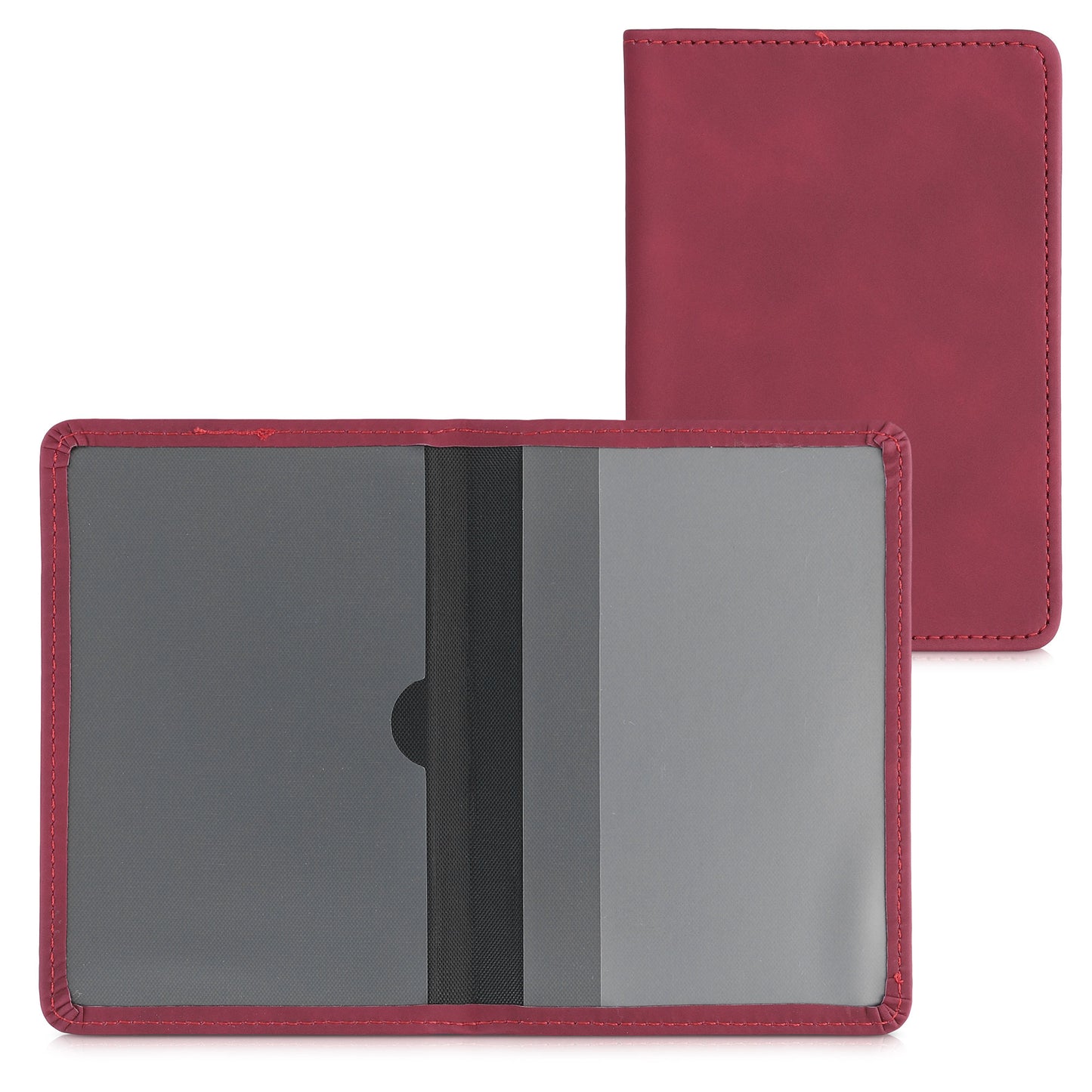 kwmobile Car Registration Holder with Card Slots - Case Pouch for Car Registration Document Driving License