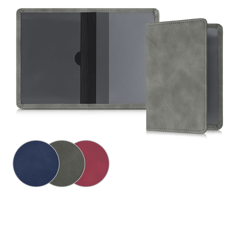 kwmobile Car Registration Holder with Card Slots - Case Pouch for Car Registration Document Driving License