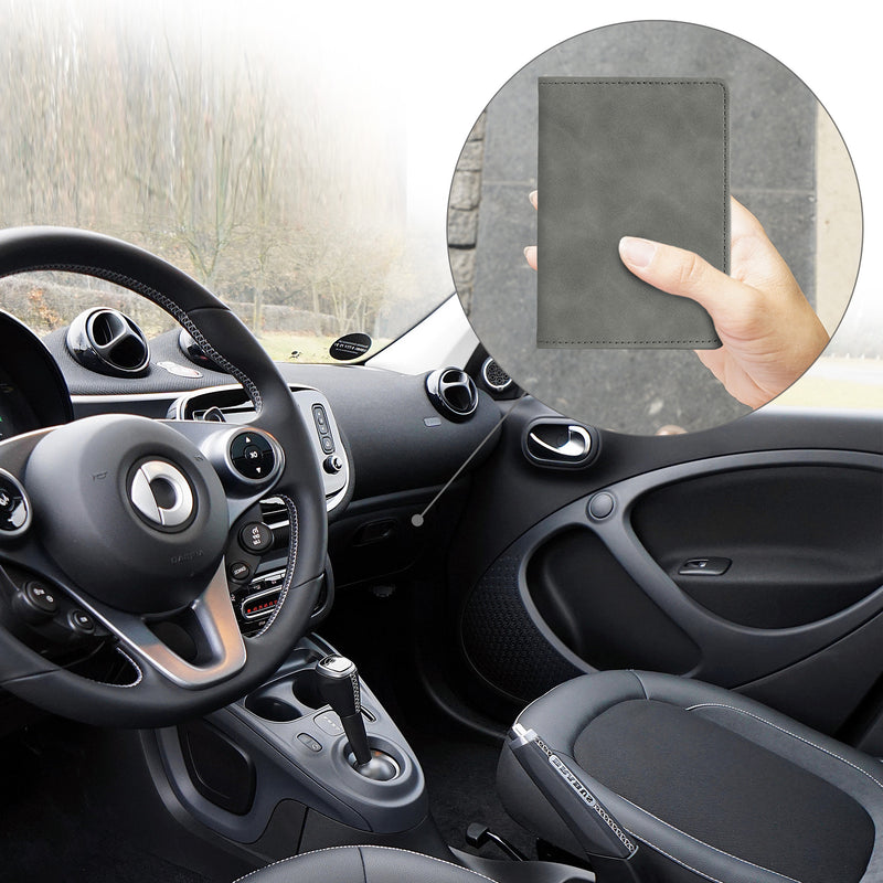 kwmobile Car Registration Holder with Card Slots - Case Pouch for Car Registration Document Driving License