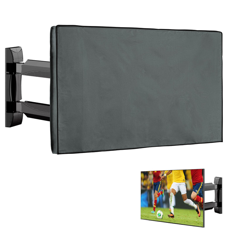 kwmobile 55" TV Outdoor TV Cover Television Case Screen Protector Weatherproof
