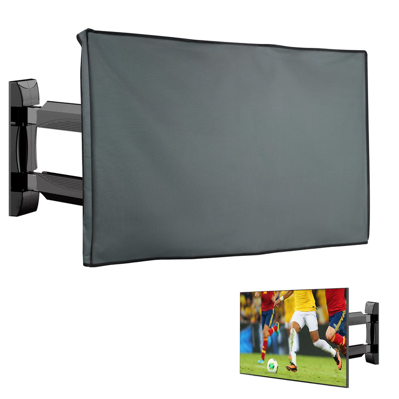 kwmobile 49-50" TV Outdoor TV Cover Television Case Screen Protector Protective Cover Weatherproof