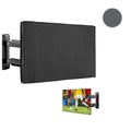 kwmobile 49-50" TV Outdoor TV Abdeckung - Fernseher Hülle Bildschirmschutz - Schutzhülle wetterfest - Grau Grau  
