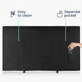 kwmobile 75" TV Outdoor TV Cover Television Screen Protector Weatherproof