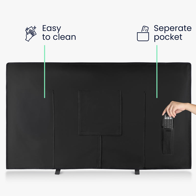 kwmobile 75" TV Outdoor TV Cover Television Screen Protector Weatherproof