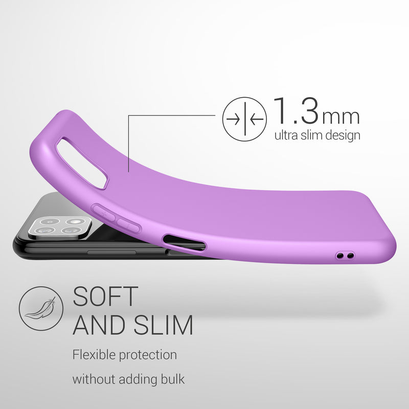 kwmobile Phone Case for Samsung Galaxy A22 5G - Wireless Charging - Protective Cover