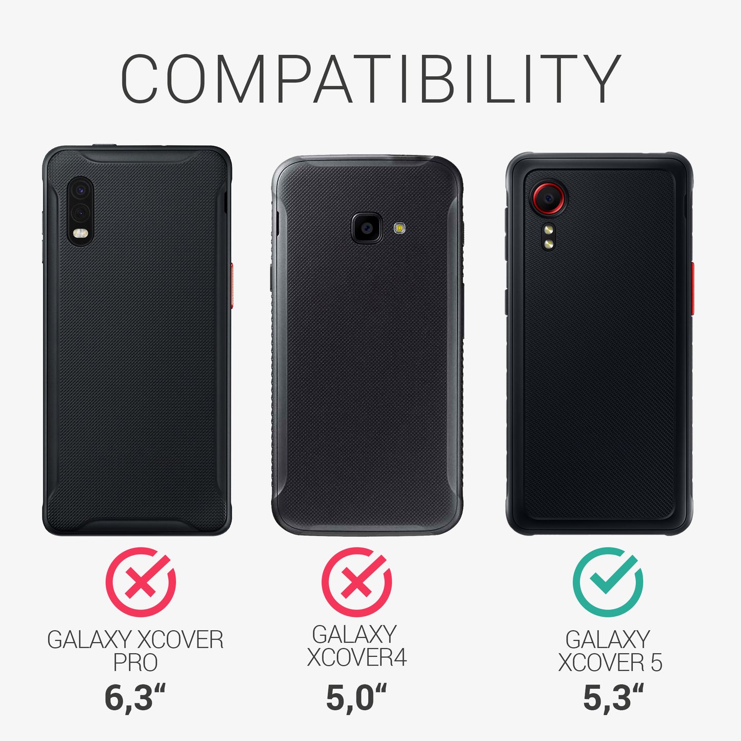 Case compatible with Samsung Galaxy Xcover 5