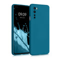kwmobile Case compatible with OnePlus Nord Case - Rubberized Silicone Phone Case - Protective Cover for Wireless Charging - Case