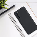 kwmobile Case compatible with OnePlus Nord Case - Rubberized Silicone Phone Case - Protective Cover for Wireless Charging - Case