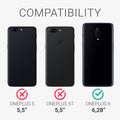 kwmobile Case compatible with OnePlus 6 - Protective Cover for Wireless Charging - Case