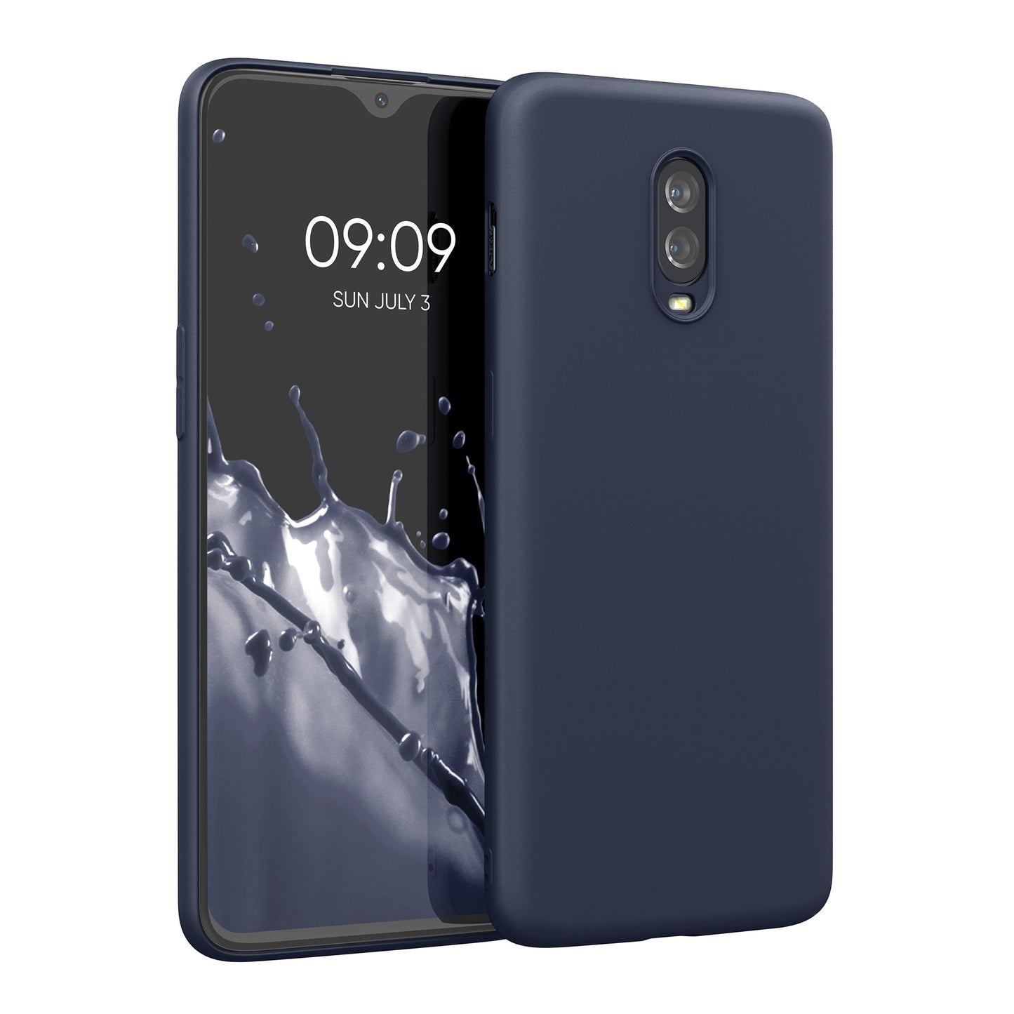 kwmobile Case Compatible with OnePlus 6T - Protective Cover for Wireless Charging - Case