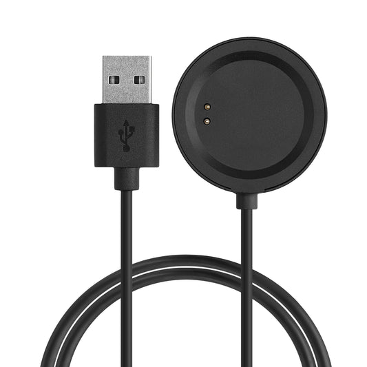 kwmobile USB Kabel Charger kompatibel mit OnePlus Watch W301GB Ladekabel - Smart Watch Ersatzkabel - Fitnesstracker Aufladekabel in Schwarz Schwarz  
