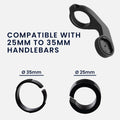 kwmobile Mount for Bryton Rider Holder - Bryton Mount Bike - GPS Bike Computer Mount Bicycle Computer Holder