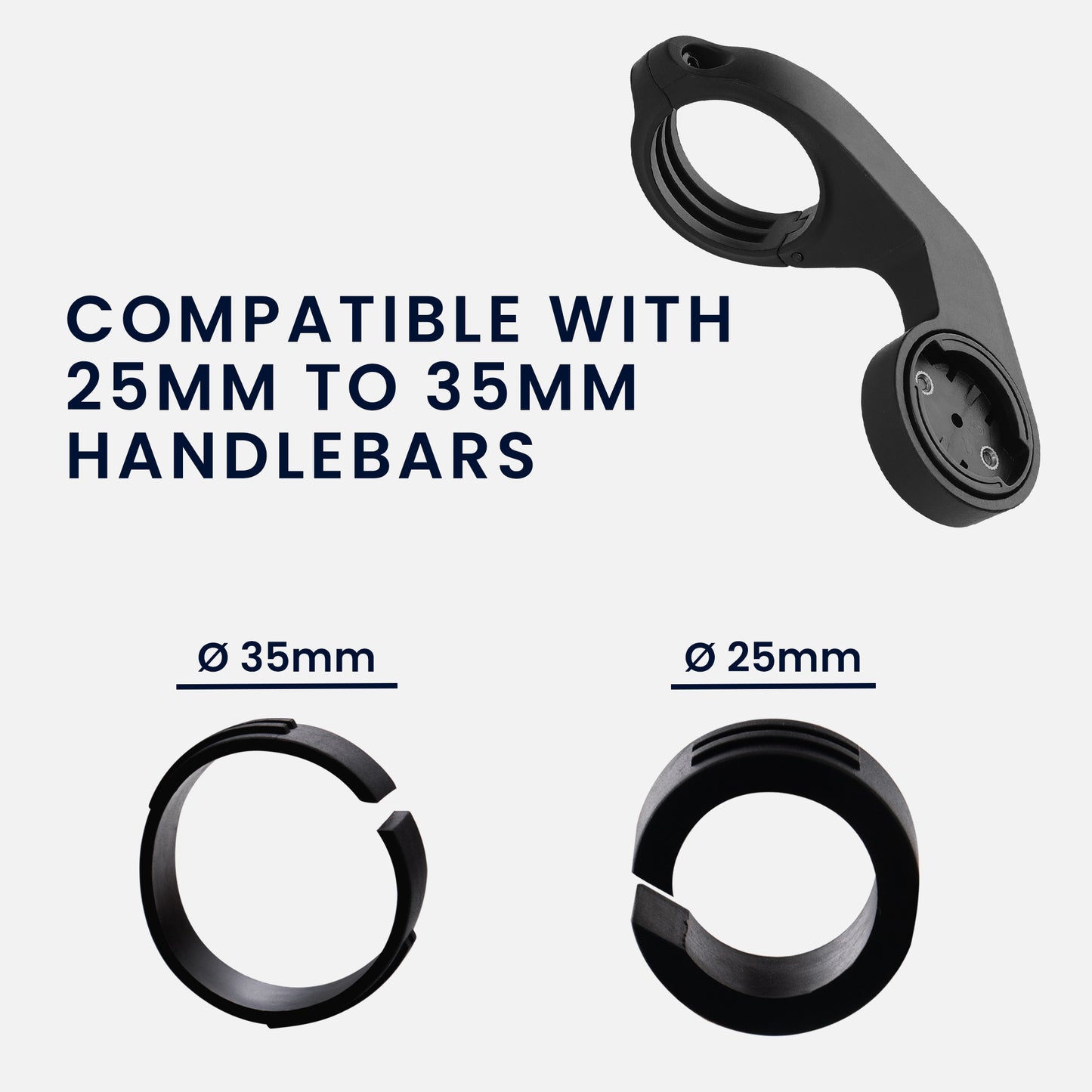 kwmobile Mount for Bryton Rider Holder - Bryton Mount Bike - GPS Bike Computer Mount Bicycle Computer Holder