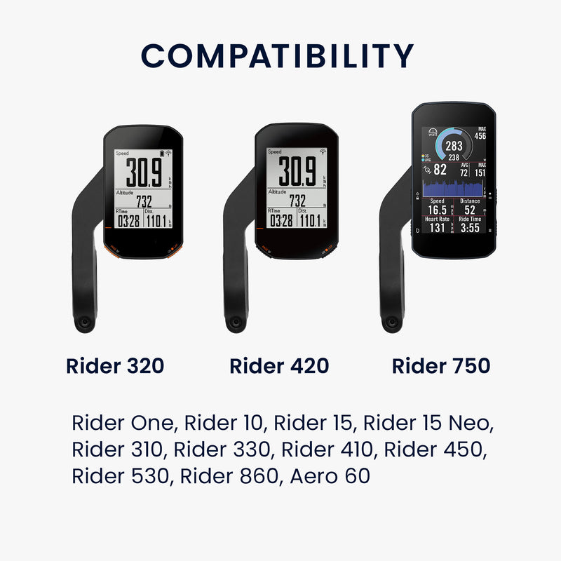 kwmobile Mount for Bryton Rider Holder - Bryton Mount Bike - GPS Bike Computer Mount Bicycle Computer Holder