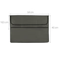 kwmobile Cover Compatible with 20-22" Monitor - with 2 Pockets on Back - Protective Cover