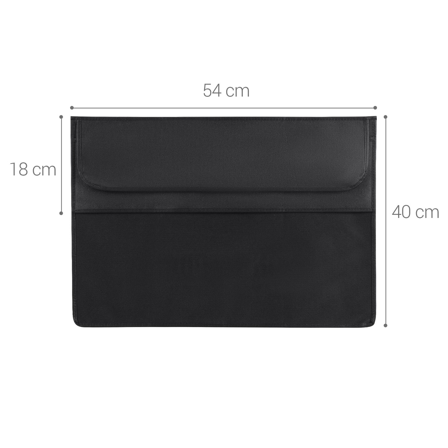 kwmobile Cover Compatible with 20-22" Monitor with 2 Pockets on Back Protective Sleeve