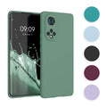 kwmobile Hülle kompatibel mit HONOR 50 Hülle - weiches TPU Silikon Case - Cover geeignet für kabelloses Laden - Schwarz Schwarz  