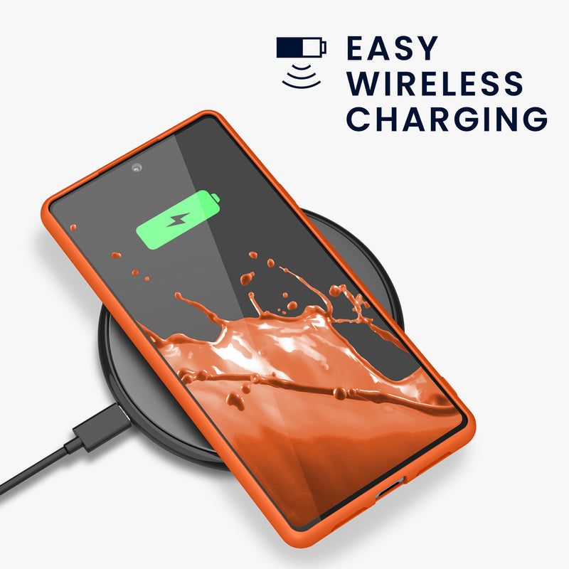 kwmobile Phone Case for Google Pixel 6 Case - Wireless Charging - Protective Cover