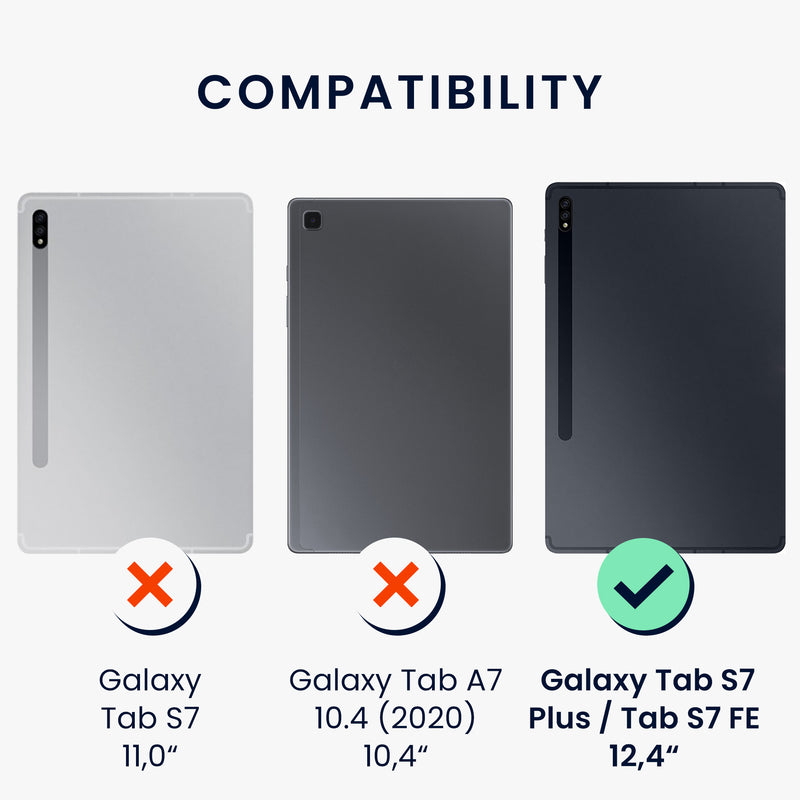 Case compatible with Samsung Galaxy Tab S7 Plus / Tab S7 FE