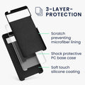 kwmobile Phone Case for Google Pixel 6 Case Wireless Charging Protective Cover