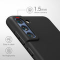 kwmobile Case for Samsung Galaxy S21 FE - Wireless Charging - Protective Cover