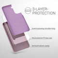 kwmobile Phone Case for Samsung Galaxy S21 FE - Silicone Cover - Wireless Charging - Protective Cover