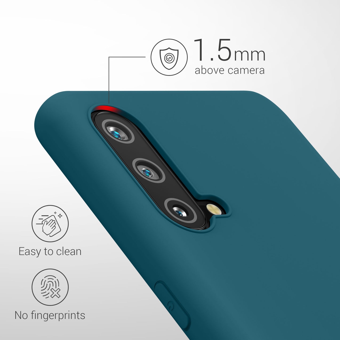 kwmobile Phone Case for OnePlus Nord CE 5G - Wireless Charging - Protective Cover