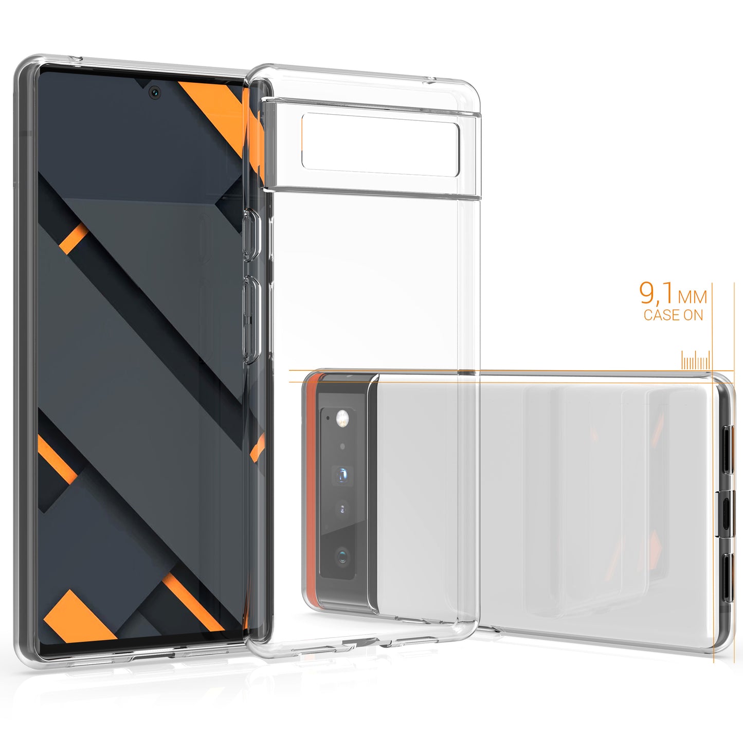 kwmobile Case Compatible with Google Pixel 6 Silicone Phone Case