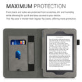 kwmobile Protective Case Compatible with Amazon Kindle Paperwhite Flip Case - Cover with Hand Strap