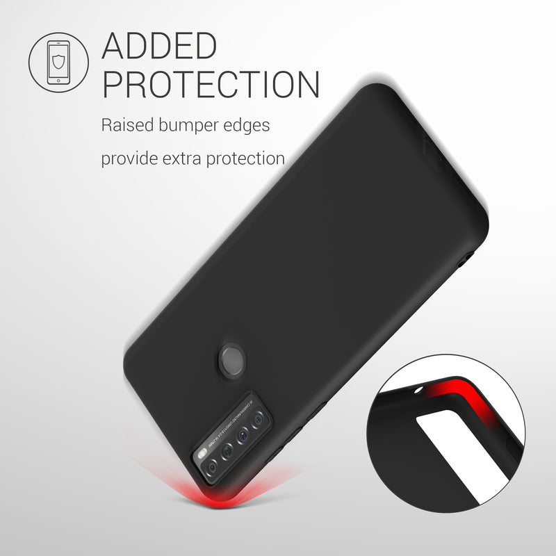 kwmobile Case for TCL 20 SE - Wireless Charging - Protective Cover