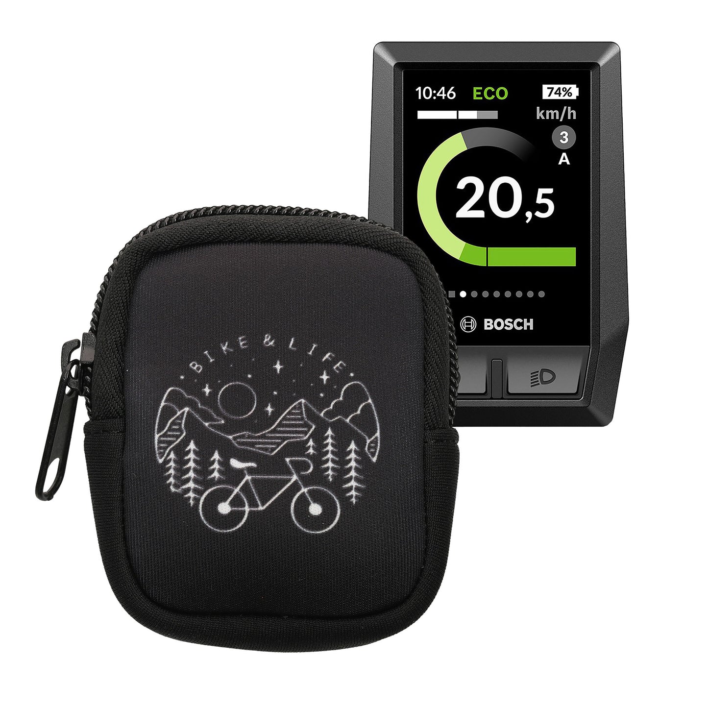 kwmobile Bag compatible with Bosch Kiox / Kiox 300 - Bike GPS Cover