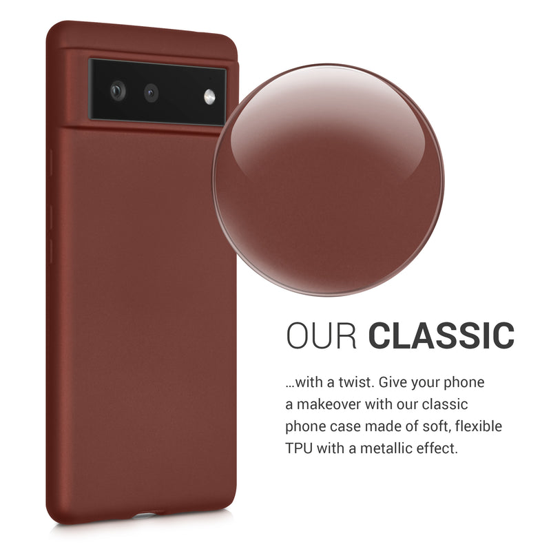 kwmobile Google Pixel 6 Case Silicone Cover Protective Case