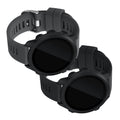 kwmobile Watch Strap for Garmin Forerunner 55 / Forerunner 165 / 245 / 645 / 570 42mm Strap Fitness Tracker Band Set Replacement Strap Smartwatch