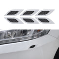 kwmobile Universal Car Bumper Sticker Bumper Protector Film Protective Film Protection Strip 10.5x3.4 cm