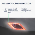 kwmobile Universal Car Bumper Sticker Bumper Protector Film Protective Film Protection Strip 10.5x3.4 cm