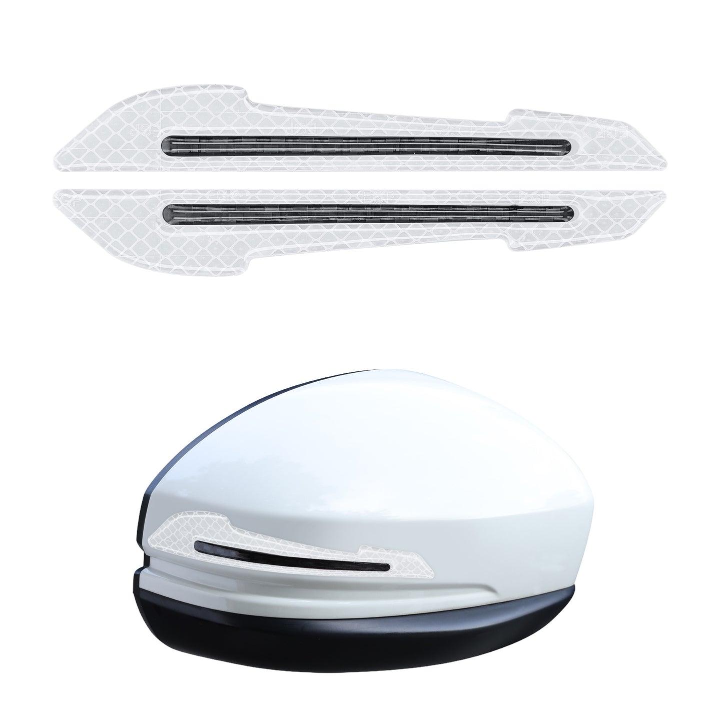 kwmobile Universal Car Side Mirror Stickers Mirror Protection Film Foil Side Rear View Mirror