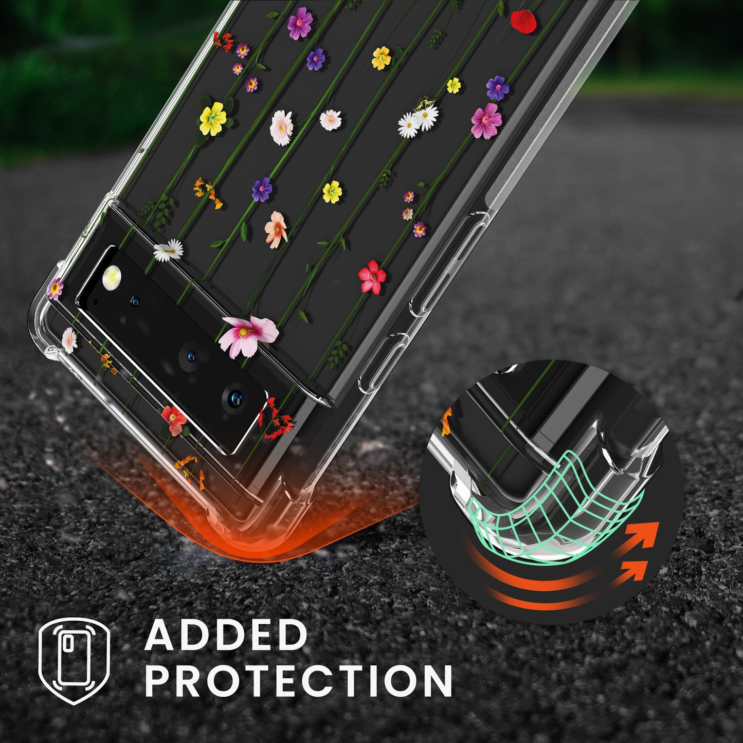 kwmobile Necklace Case Compatible with Google Pixel 6 Case