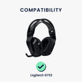 kwmobile Ear Pads for Logitech G733 Earpads Replacement Headphone Spare Parts Headphone Replacement Pads Over Ear Headphones