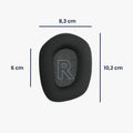 kwmobile Ear Pads for Logitech G733 Earpads Replacement Headphone Spare Parts Headphone Replacement Pads Over Ear Headphones