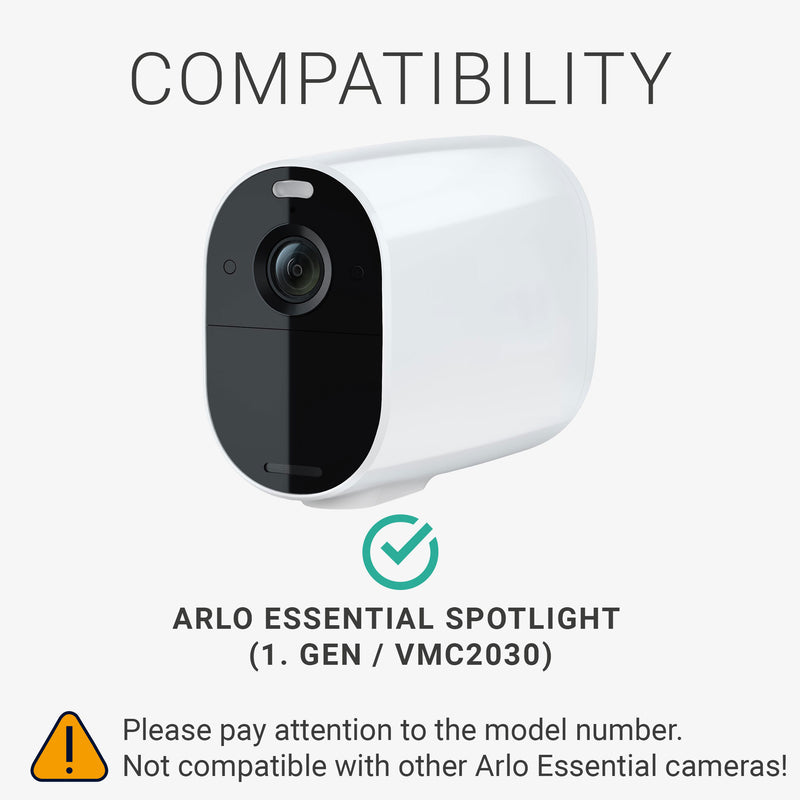 2x Silicone Cover compatible with Arlo Essential Spotlight (1st Gen / VMC2030)
