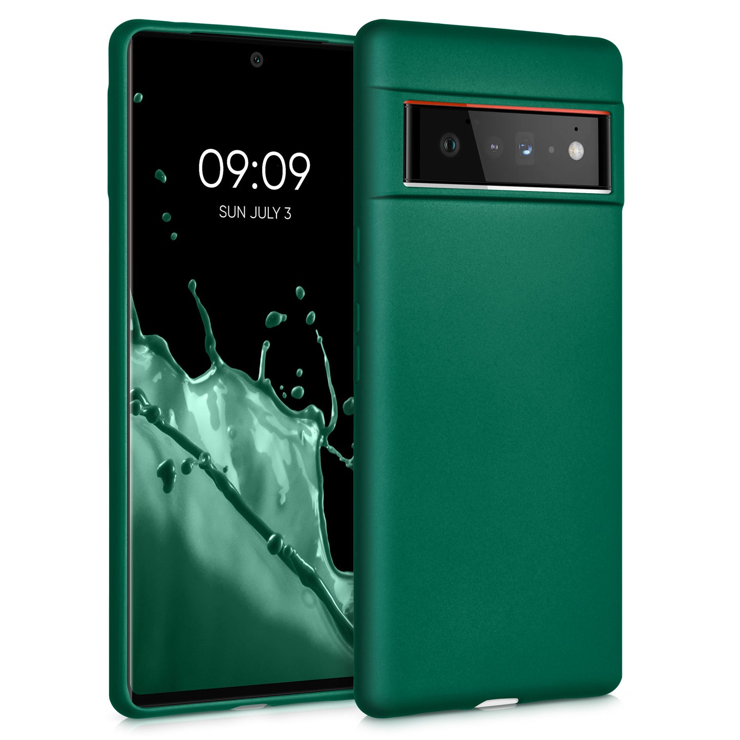kwmobile Phone Case for Google Pixel 6 Pro - Shimmering Silicone Case - Protective Cover